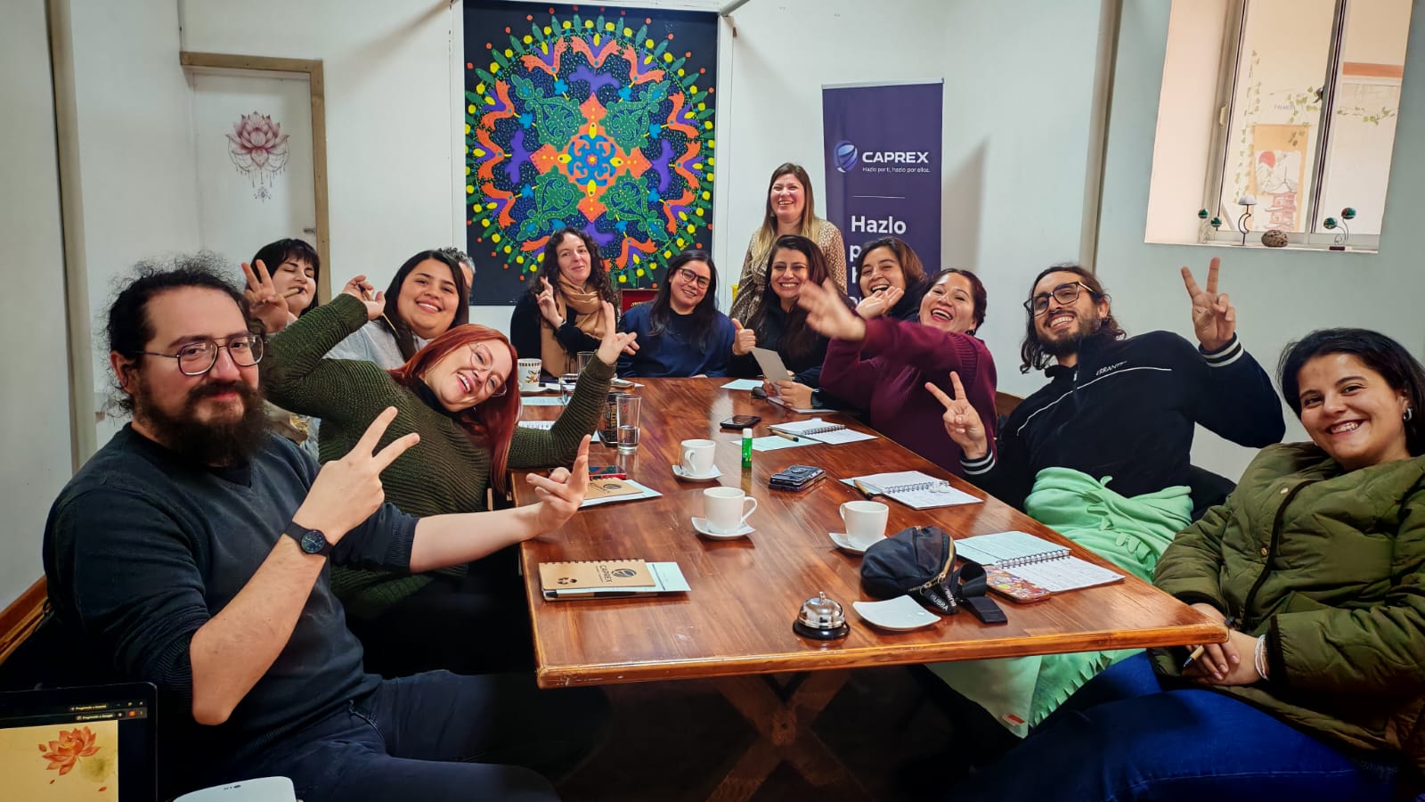 Equipo participando en una jornada CAPREX